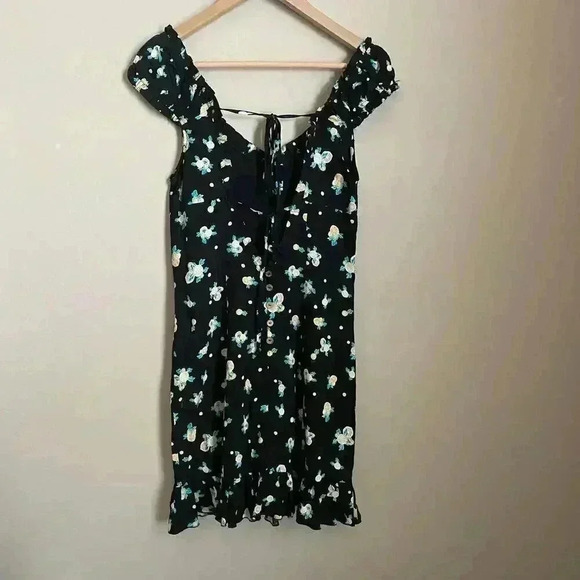 Free People Like a Lady Print Mini Dress Size XS - Picture 8 of 12